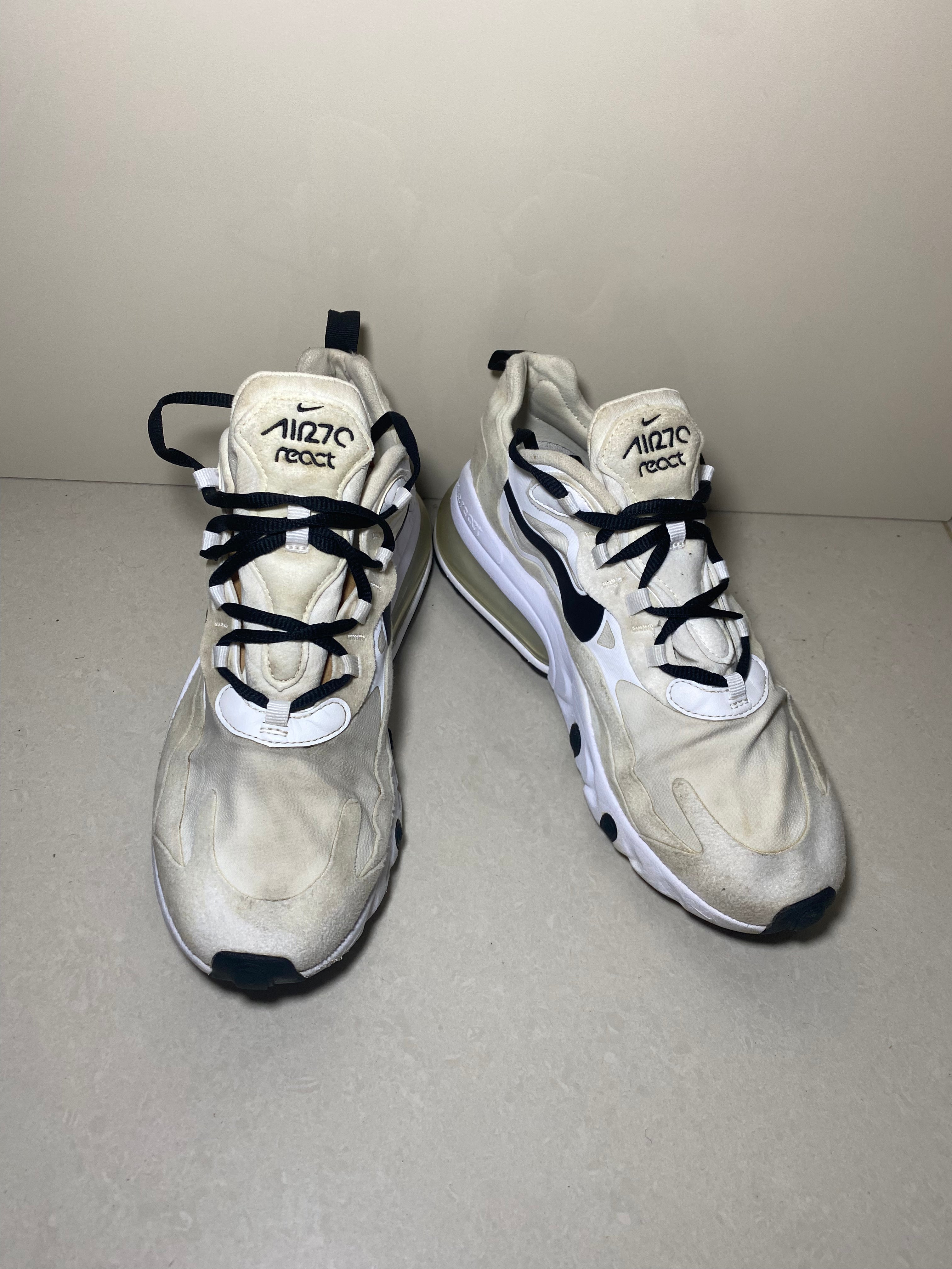 Nike Air Max 270 - Cream & Black Sneaker